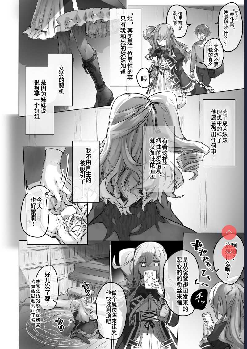 Josou Haishin-nushi wa Onee-chan ni Naritai. | 女装主播想成为大姐姐！ [Chinese] 第1话 第8页