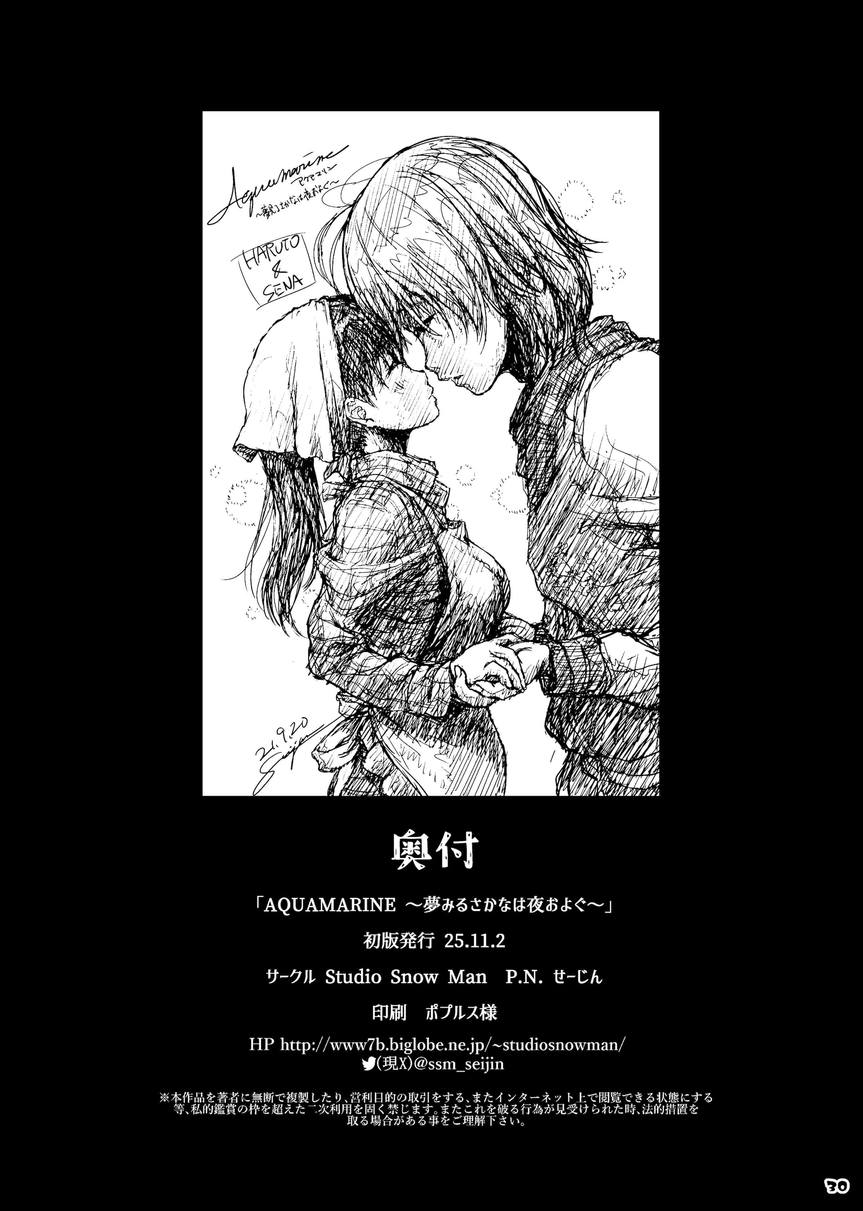 [Studio Snow Man (せーじん)] AQUAMARINE ～夢みるさかなは夜およぐ～ [DL版] 第1话 第30页