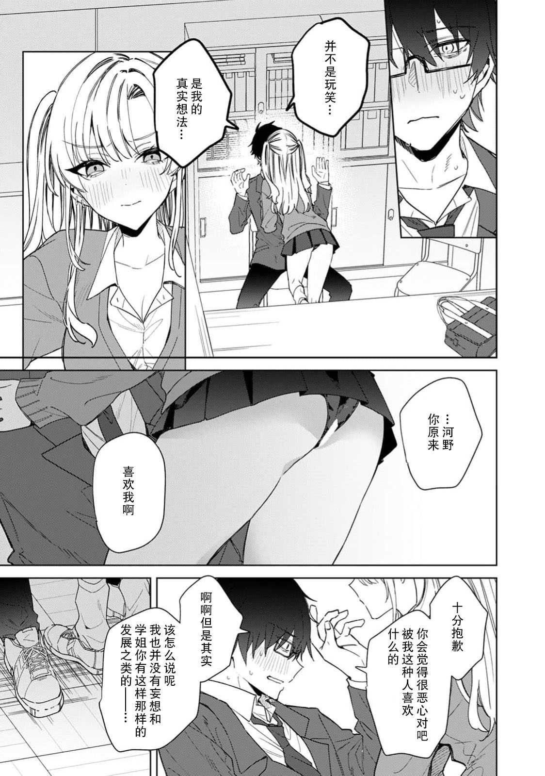 [あばやま] 内田先輩が俺にだけ優しいギャルのはずがない！（COMICロティス Vol.6[R版] 第1话 第8页