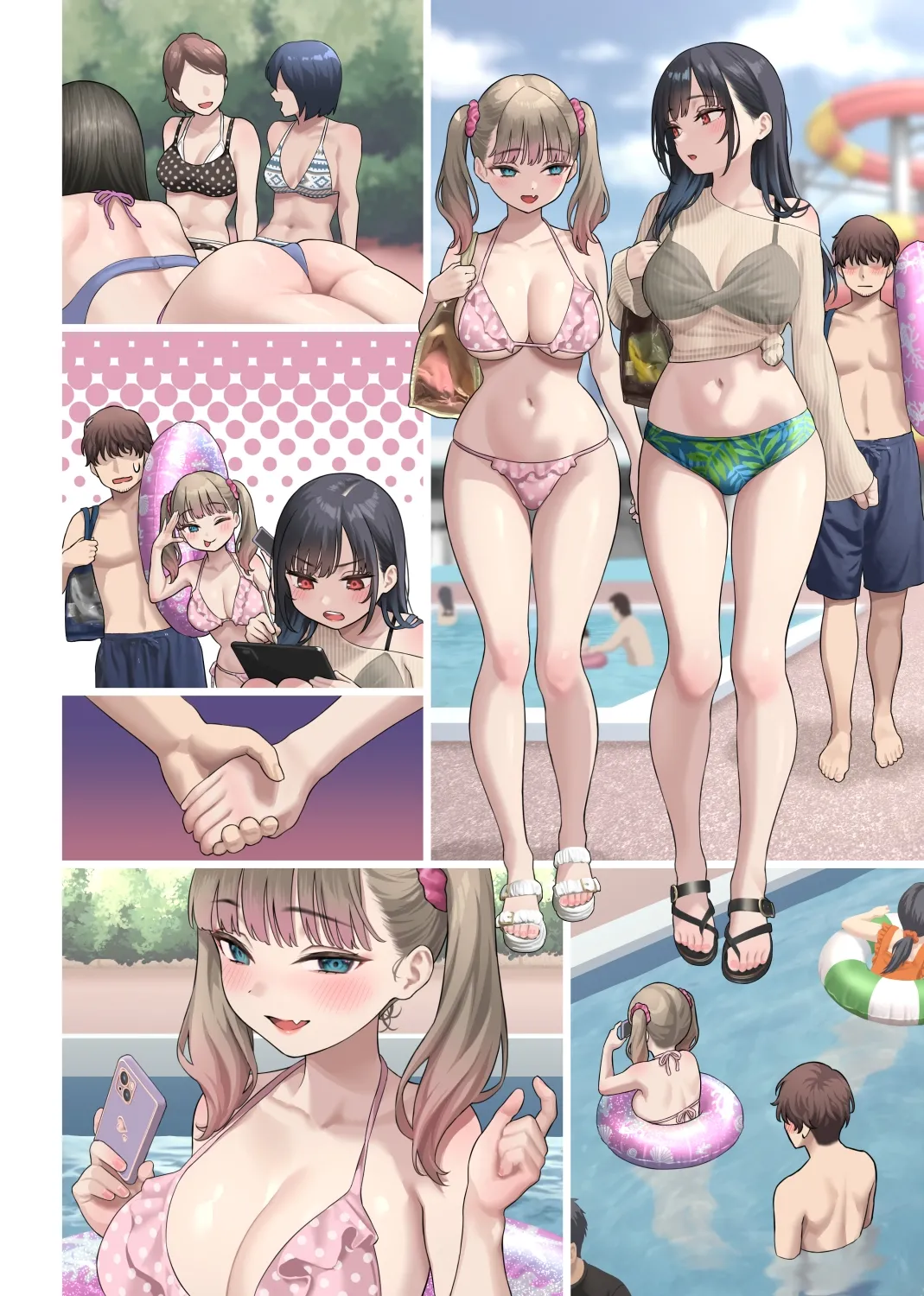 7.プールで誘惑するアシスタントちゃん [Japanese, English] 第1话 第9页