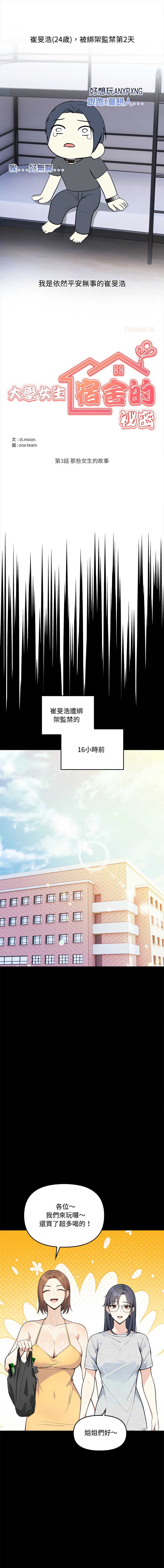 大学女生宿舍的秘密 第3话 第1页